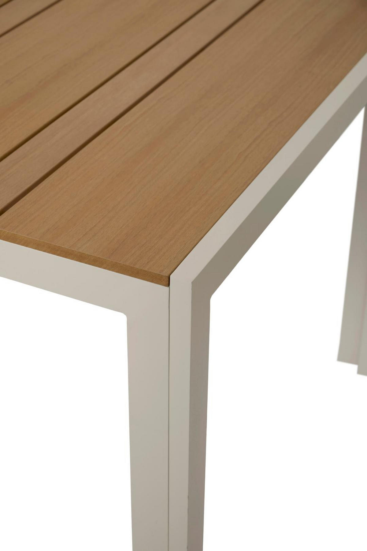 GARTENTISCH, Noah, Teak, Metall, 205 x 90 x 74 cm - Teakfarben, Metall (90/205/74cm) - ebuy24