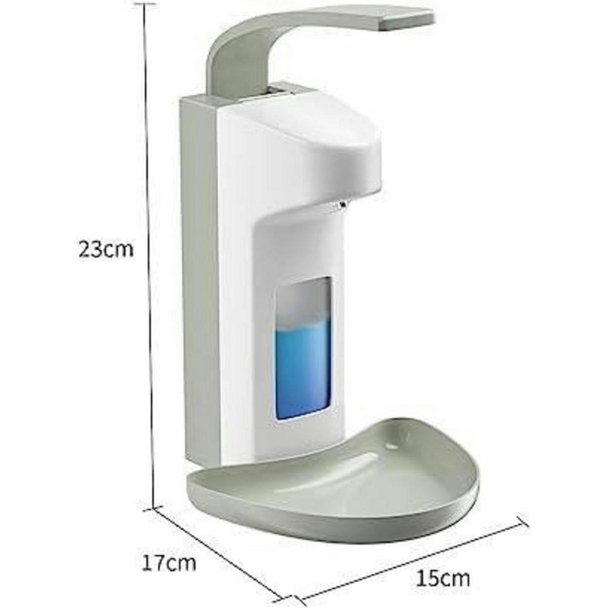 SEIFENSPENDER Wandmontage 2er Set 500 ml - Weiß, Kunststoff (15/23/17cm)