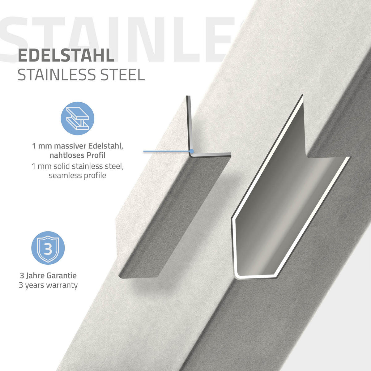 TISCHBEINE 2er Set 80GRAD 75 x 72 cm Silber - Silberfarben, Metall (75/8/72cm) - ML-DESIGN
