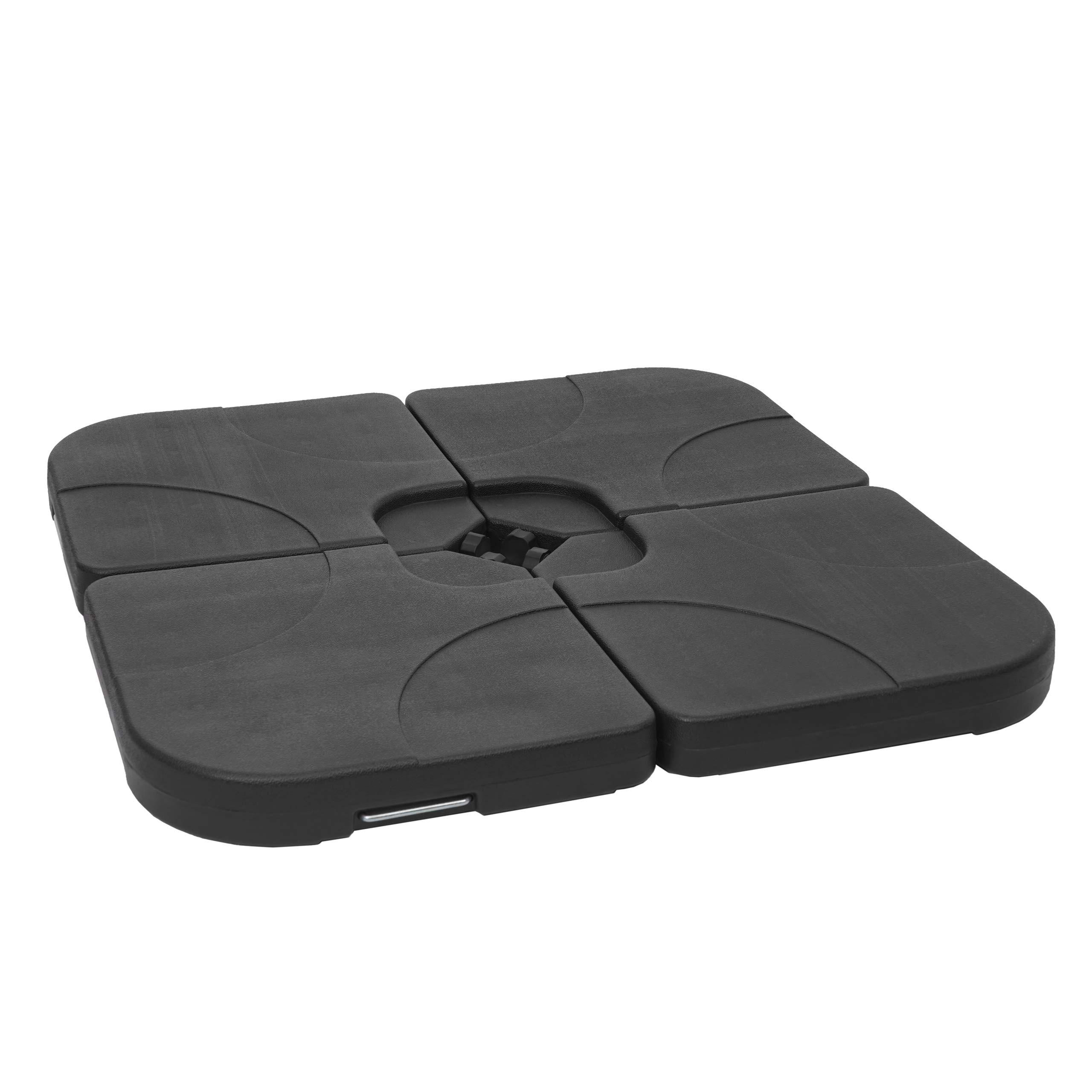 SONNENSCHIRMSTÄNDER Schwarz - Schwarz, Kunststoff (100/100cm) - MCW