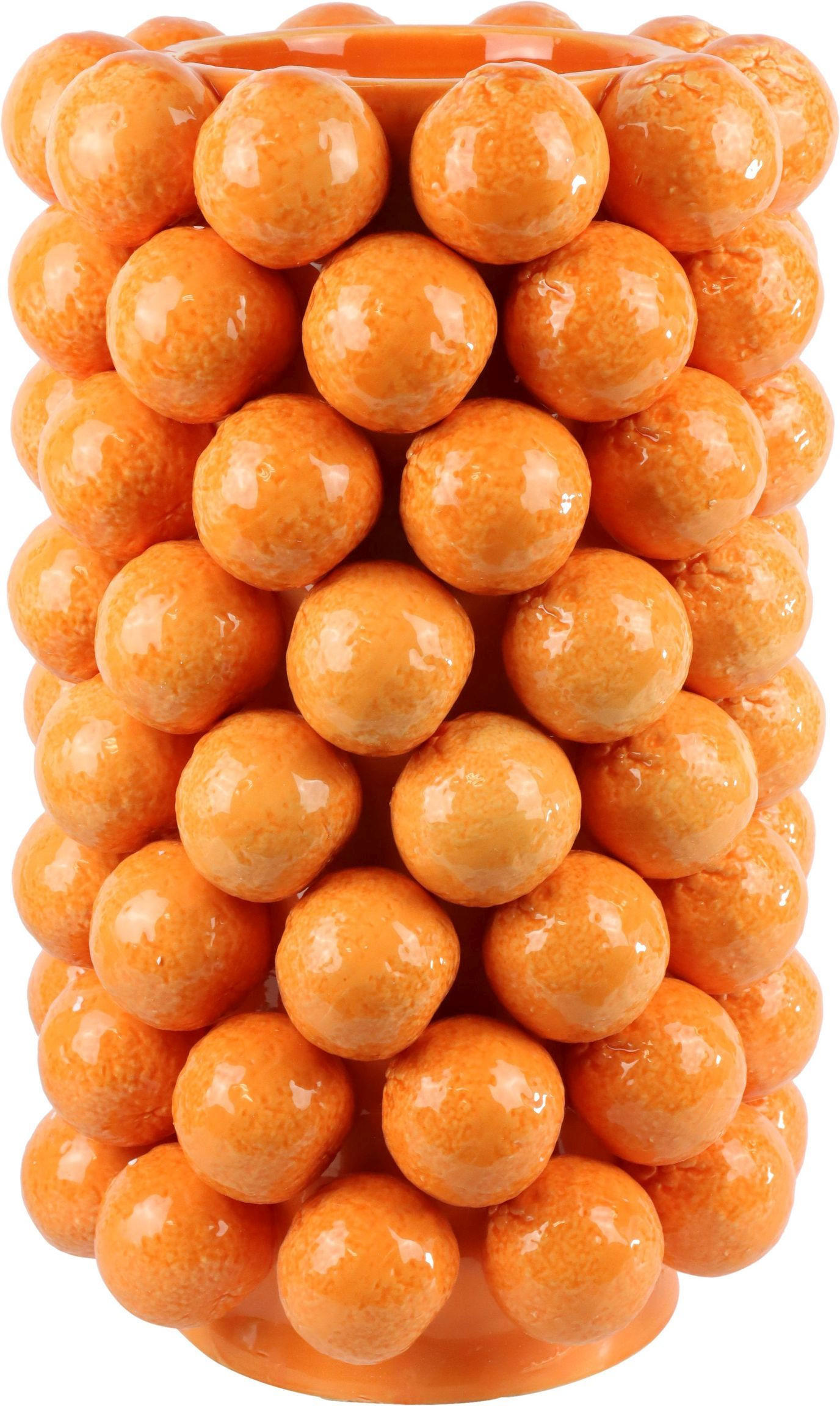 VASE Arancia orange - Orange, Keramik (44cm) - FURNARO