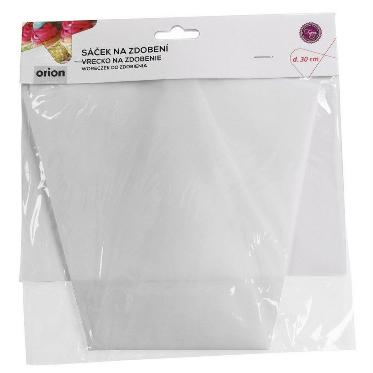 SILIKON-SPRITZBEUTEL 30 cm - Weiß, Kunststoff (30/1/30cm) - Orion 