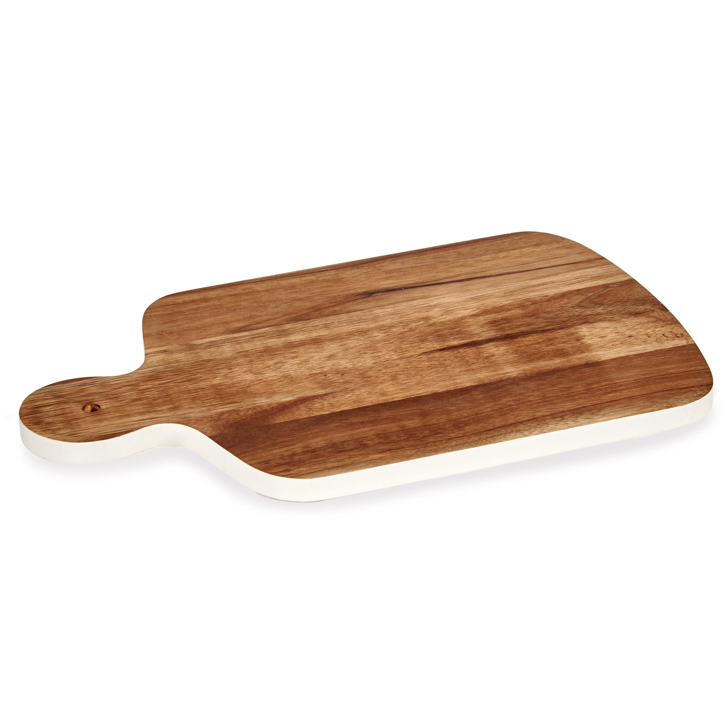 SCHNEIDEBRETT Holz Taro 40/26 cm - Weiß, Holz (26/40cm) - Kinvara