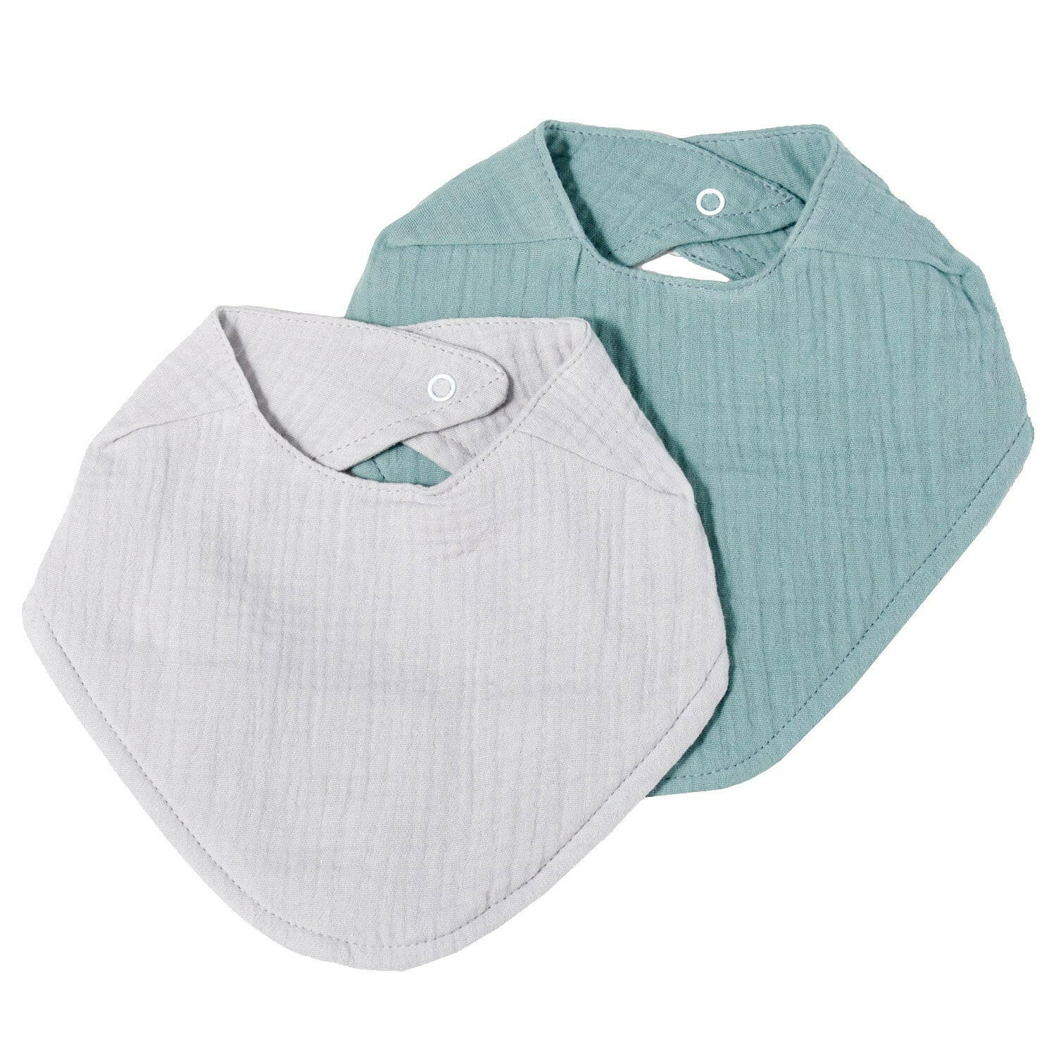 LÄTZCHEN-SET MusselinGrau & Mint - Grau, Textil (27/3/22cm) - nordic coast company