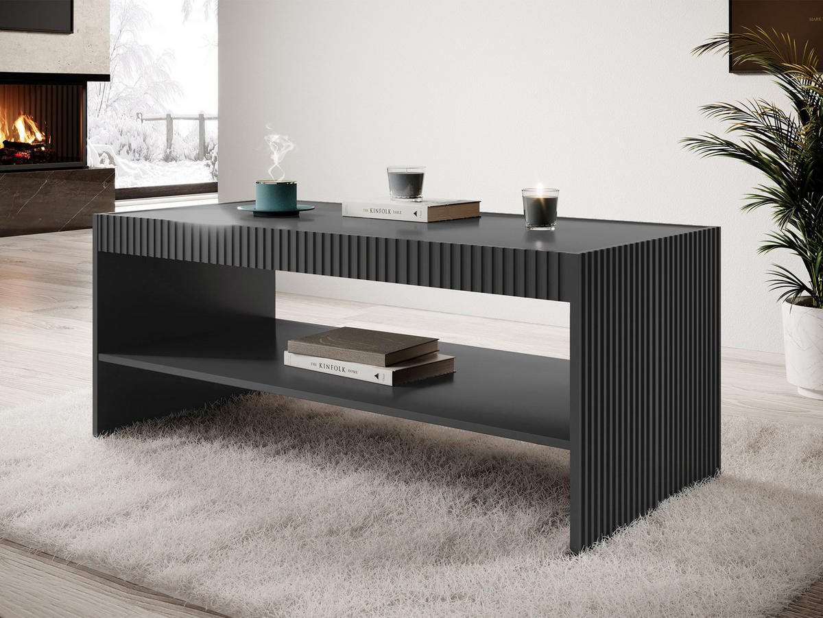 COUCHTISCH Vamos Grey - Anthrazit, Holzwerkstoff (57/120/51cm) - MIRJAN24