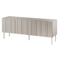 TV-LOWBOARD Isla 150 3D - Beige, Holzwerkstoff/Metall (151/60/40cm) - MIRJAN24