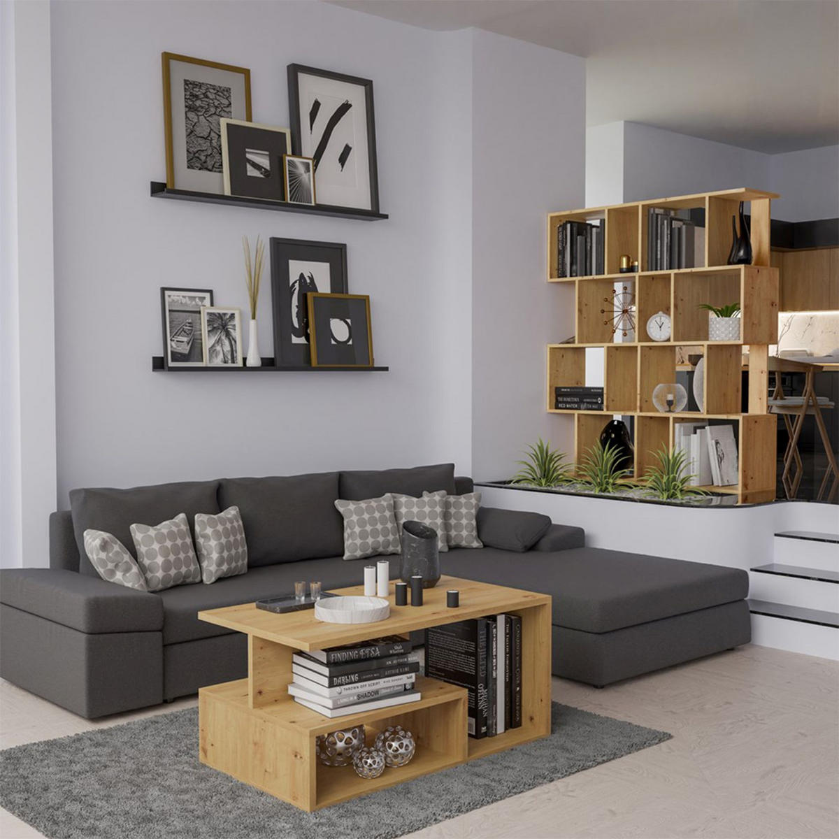 STANDREGAL Fiesta Artisan Eiche 60 cm - Eichefarben, Holzwerkstoff (59.5/140/30cm) - Selsey