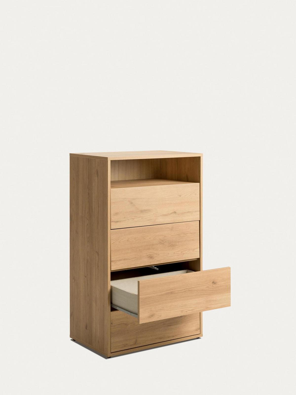 KOMMODE Hegas Natur 63.5 cm x 105.3 cm - Braun, Holzwerkstoff (63/105/40cm) - Kenay Home