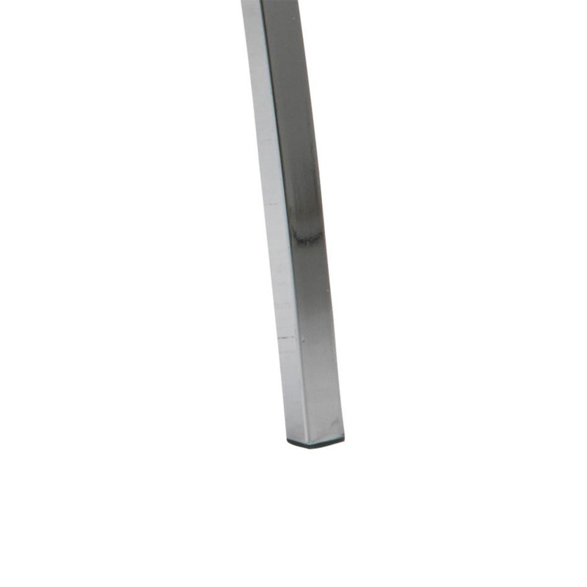 STUHL 4er-Set schwarz Kunstleder und Chrom Gestell - Schwarz, Holzwerkstoff (44/95/57cm) - ebuy24