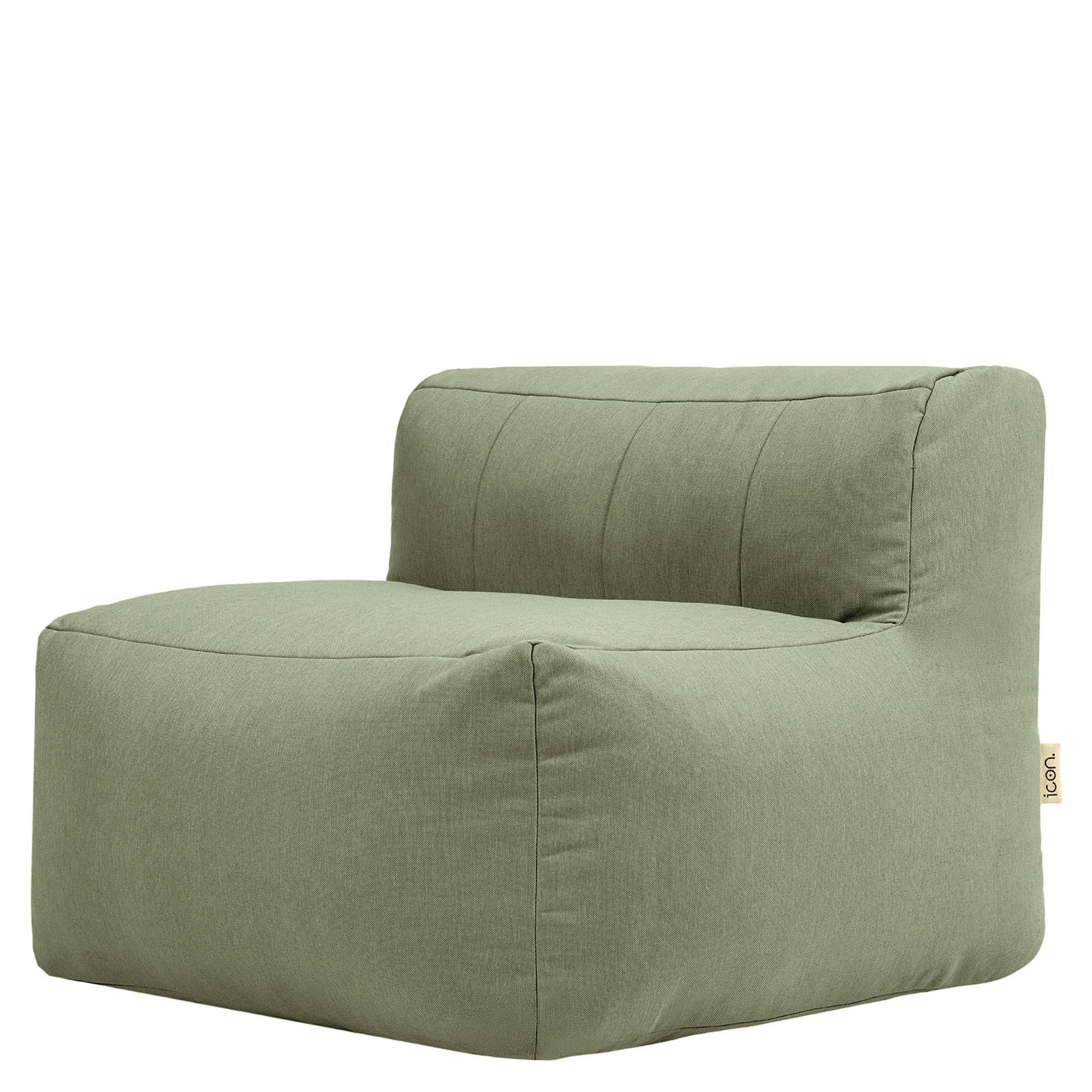SITZSACK-SOFA Sessel - Grün, Textil (95/68/100cm) - icon