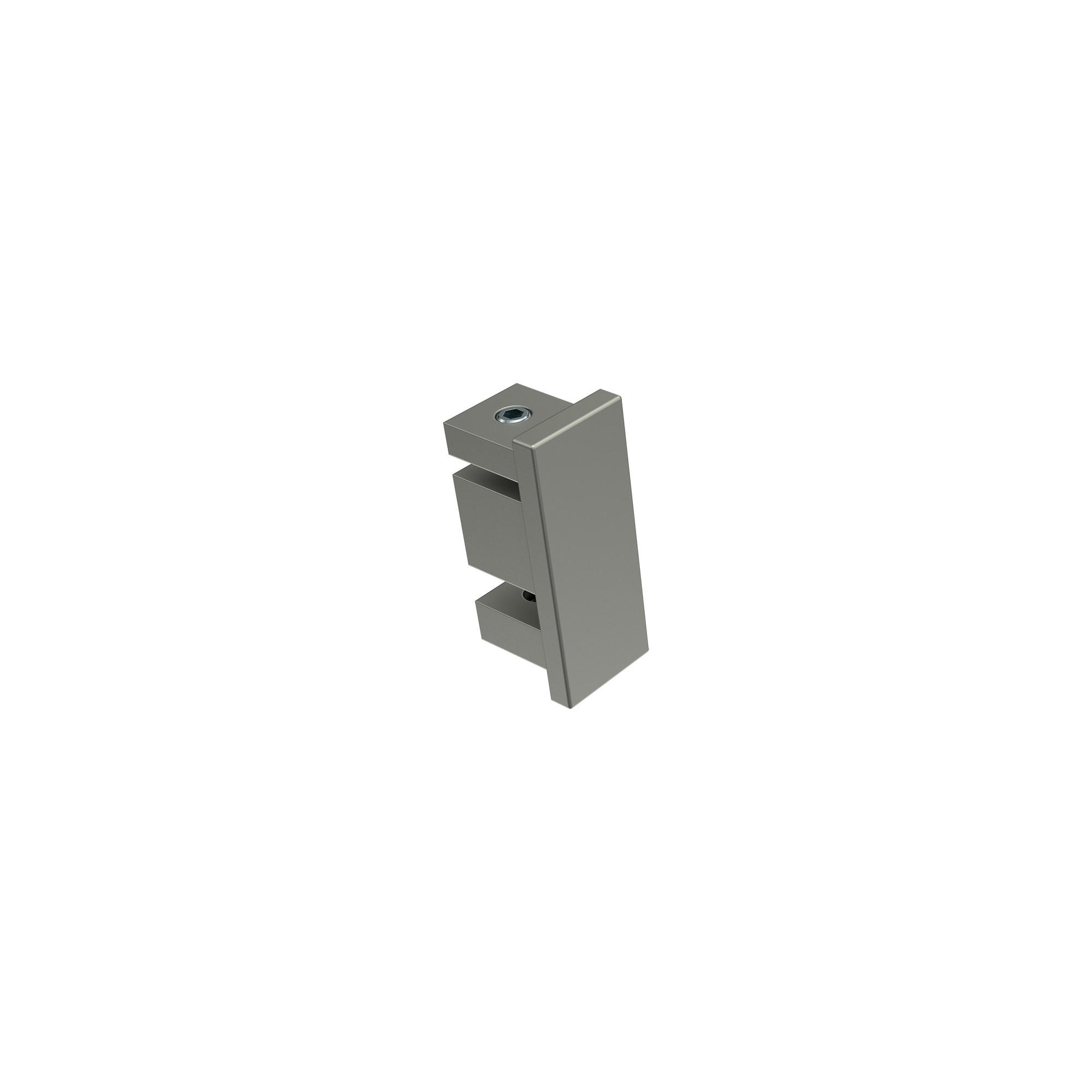 Interdeco Endstücke Edelstahl 1.5x3.4x3.4 cm