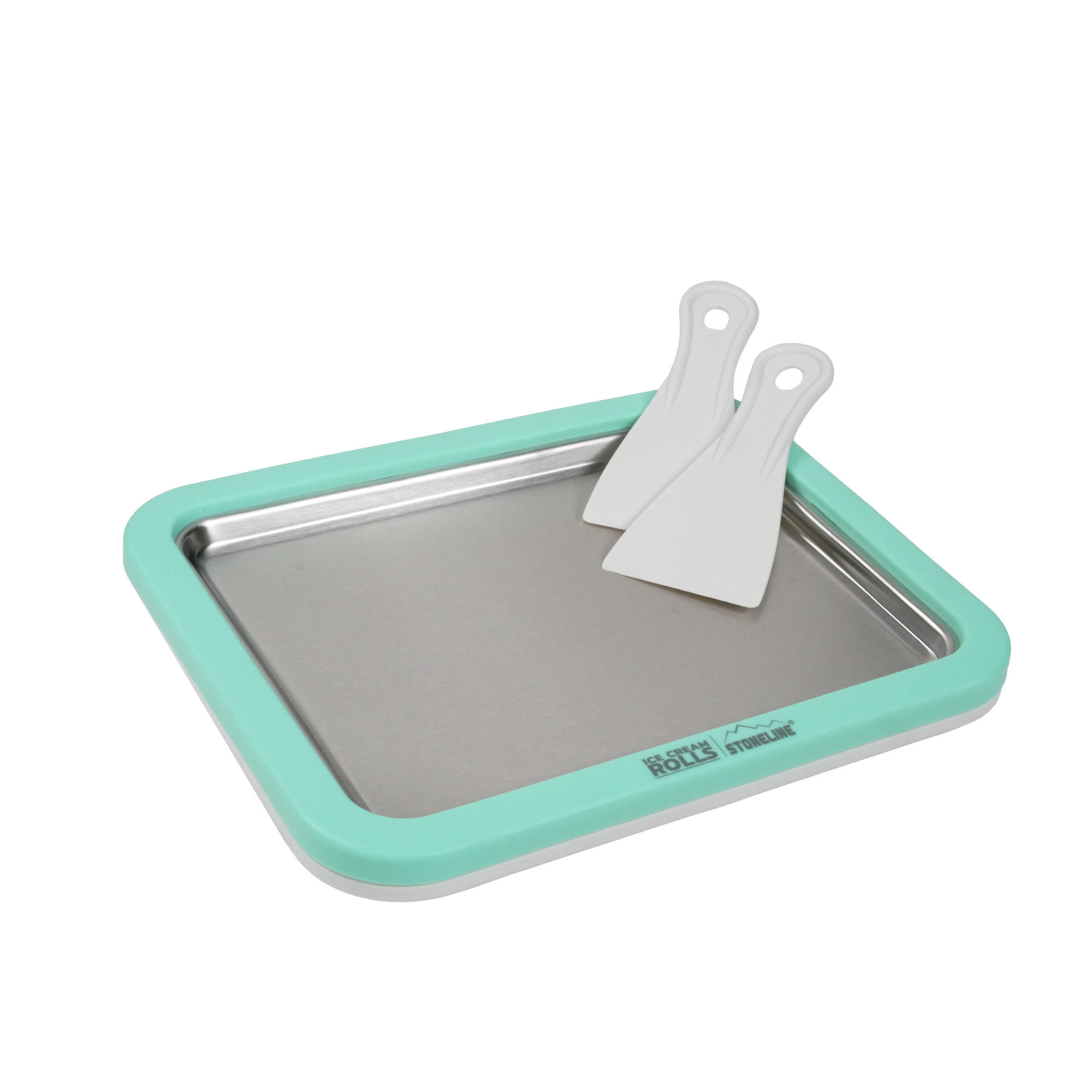 ICE-CREAM-ROLLS-MAKER MINT - Mintgrün, Metall - Stoneline