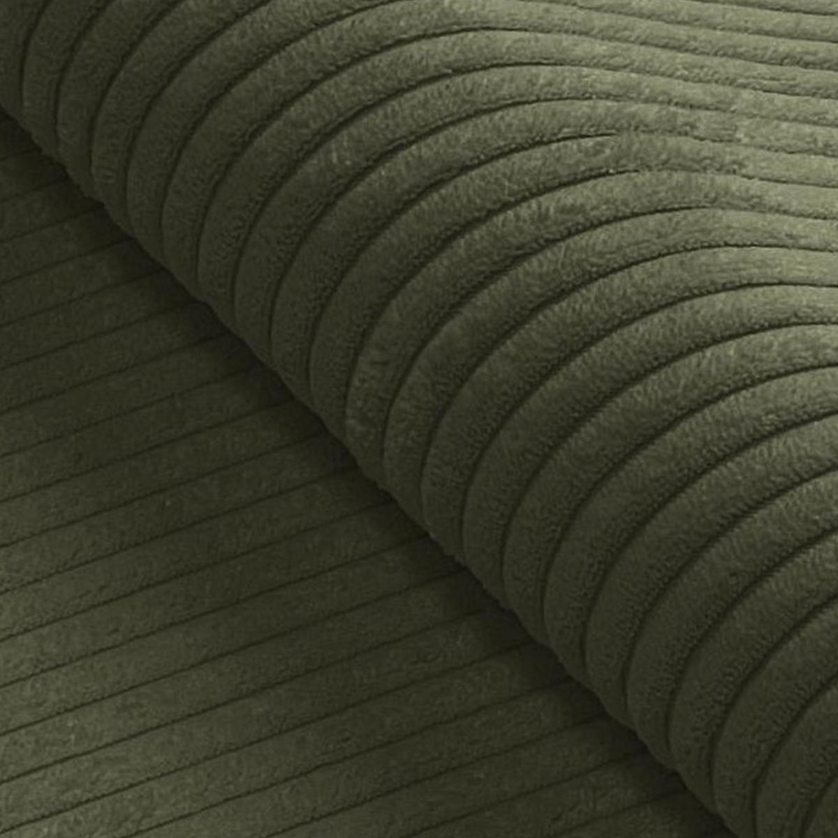 ECKSOFA Warton mit Schlaffunktion, Olive - Olivgrün, Textil (275/202cm) - Fedve