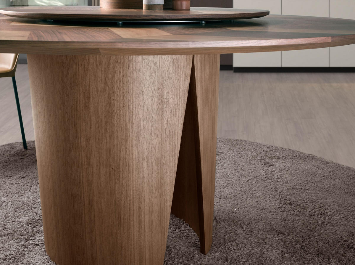 ESSTISCH Walnuss 150/150/76 cm - Walnussfarben, Holz (150/150/76cm) - ANGEL CERDA