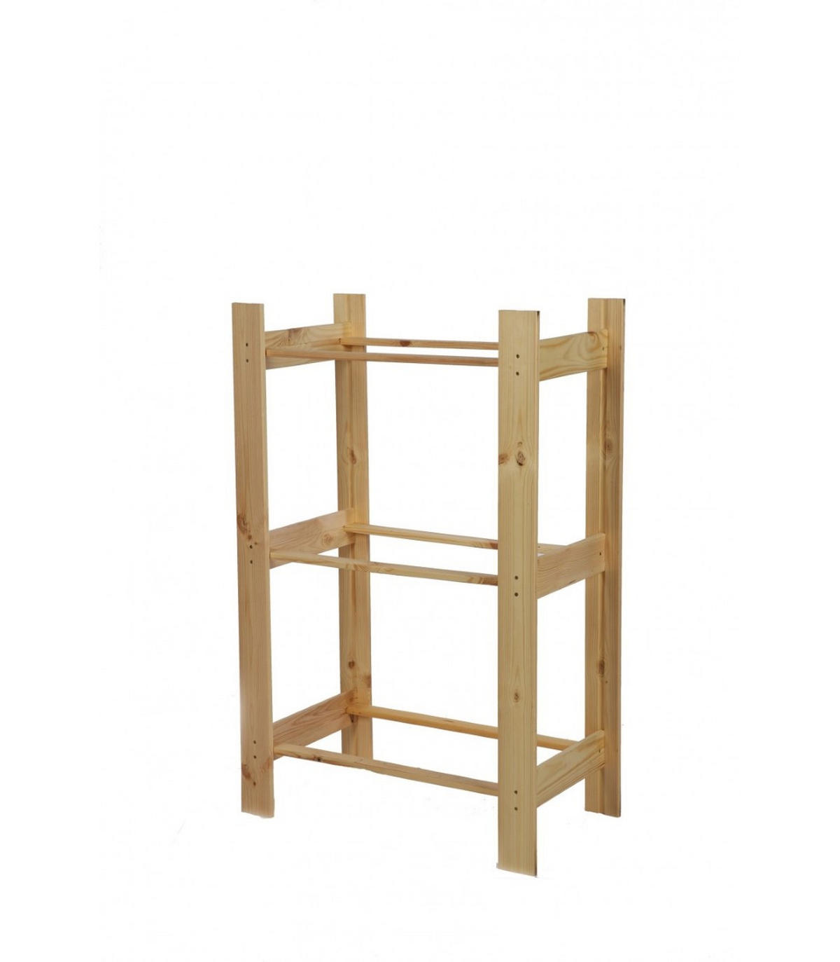 GETRÄNKEKISTENREGAL PINEPEAK 107,4x70x38,8cm für 3 Kisten Kiefernholz Natur - Naturfarben, Holz (70/107.4/39cm) - PROREGAL