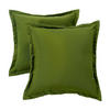 OUTDOOR-KISSEN 2er-Set grün 45/45 cm - Grün, Textil (45/45cm) - Homescapes