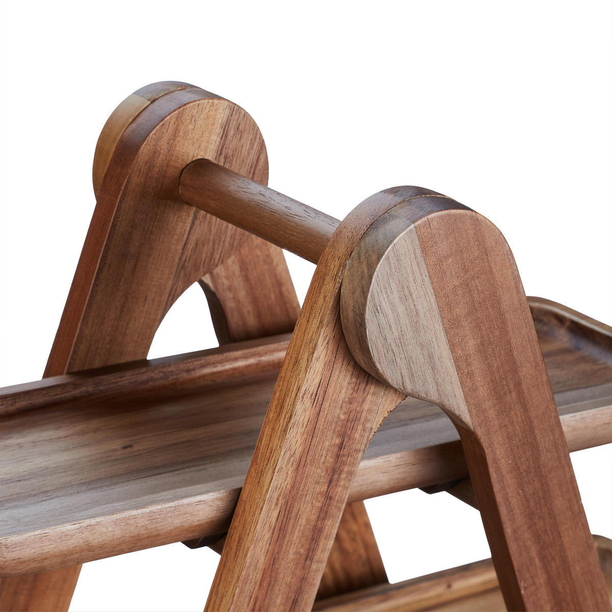 ETAGERE - hnedá, drevo (41/38cm) - Relaxdays