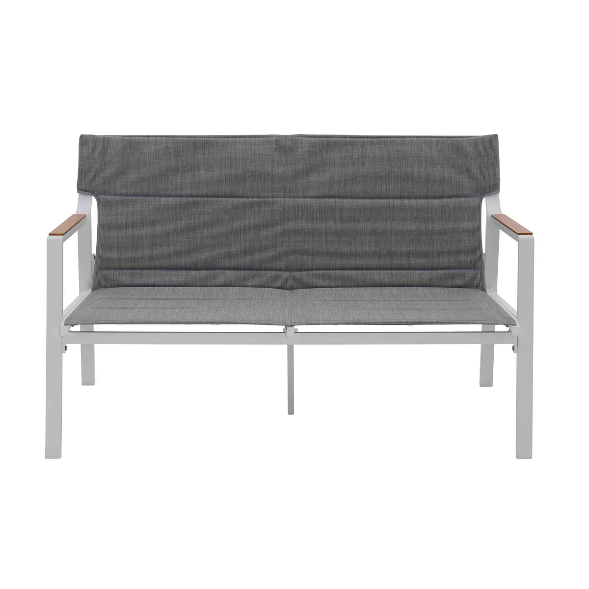 GARTENSET 4-tlg., Weiß - Weiß, Metall - Oviala