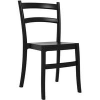 GARTENSTUHL Kunststoff schwarz - Schwarz, Kunststoff (45/85/51cm) - CLP