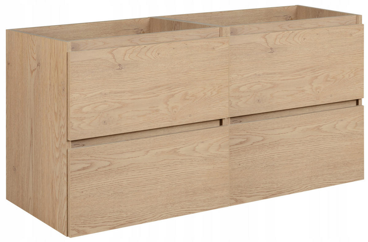 WASCHBECKUNTERSCHRANK SIMPLE 120cm Eichen Craft - Eiche Artisan, Holz (120/62/46cm) - Rodan