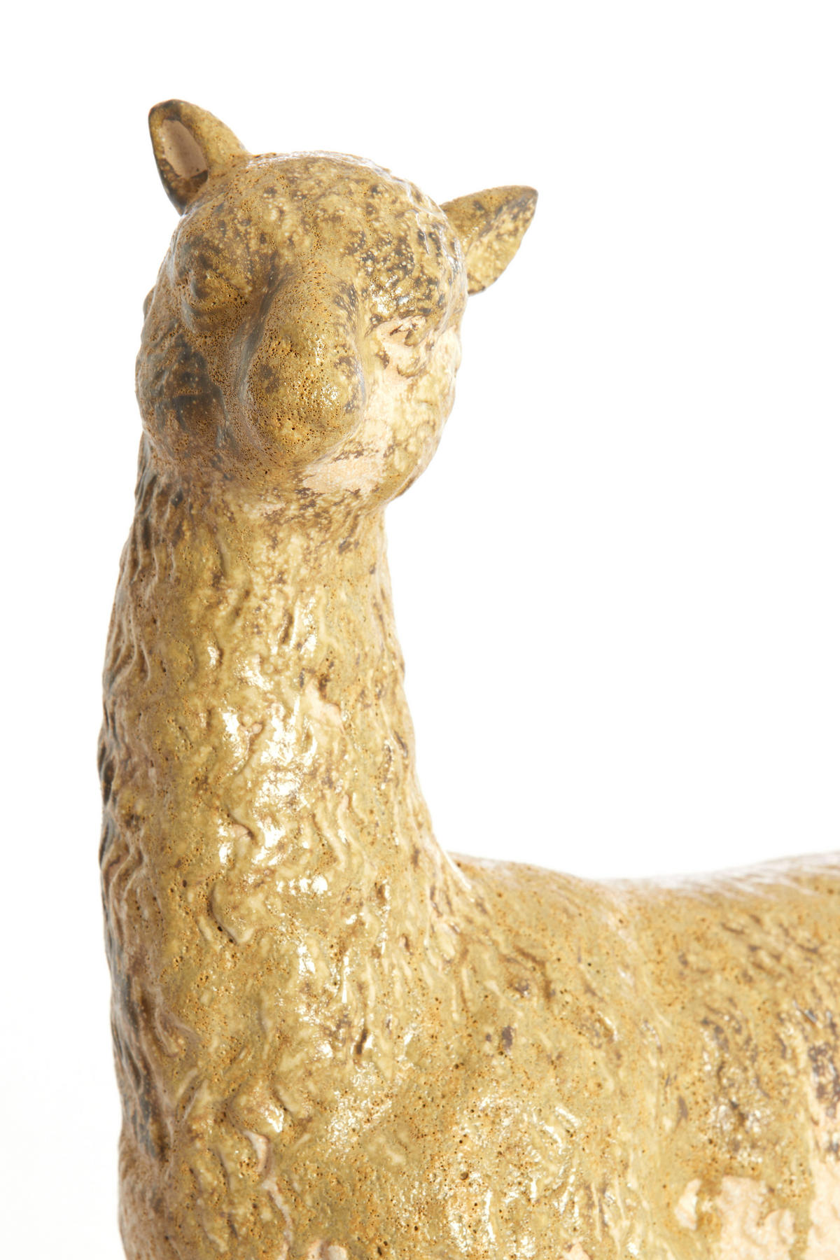 ORNAMENT Alpaca Weiß 29/13/39 cm - Weiß, Keramik (13/39/29cm) - Light & Living