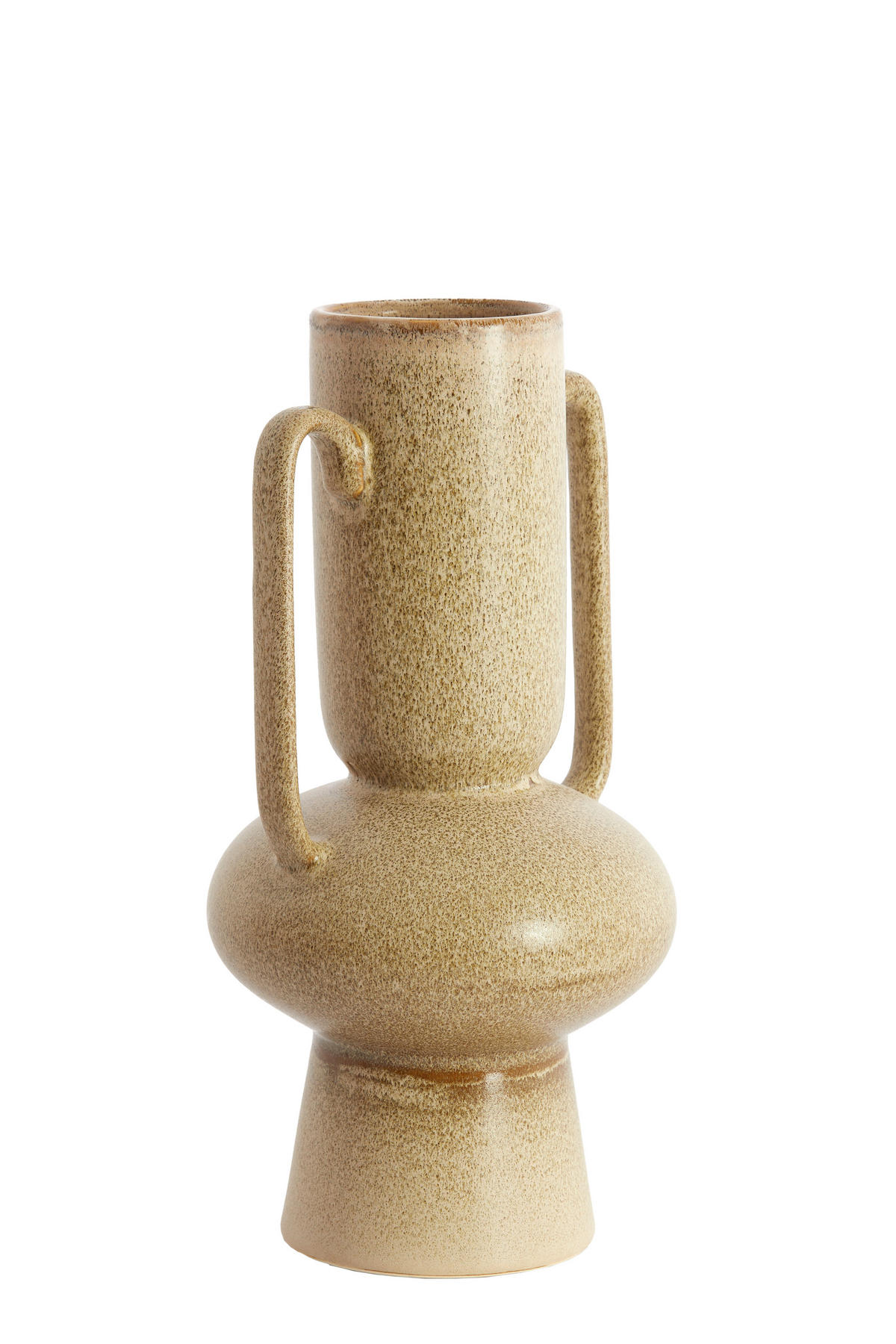 VAZE Otaru Grün 20/20/40 cm - Grün, Keramik (40cm) - Light & Living