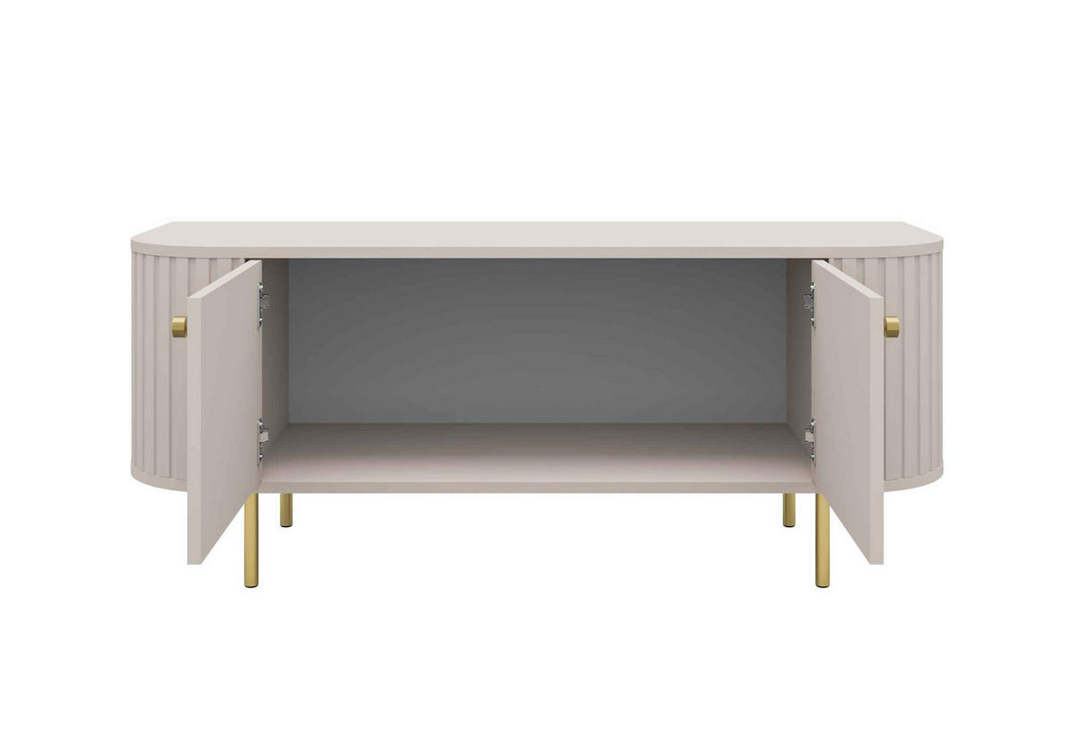 LOWBOARD BOLLA 123/50/42,3 cm, Beige - Beige, Holzwerkstoff (123/50/42.3cm) - MASSENO