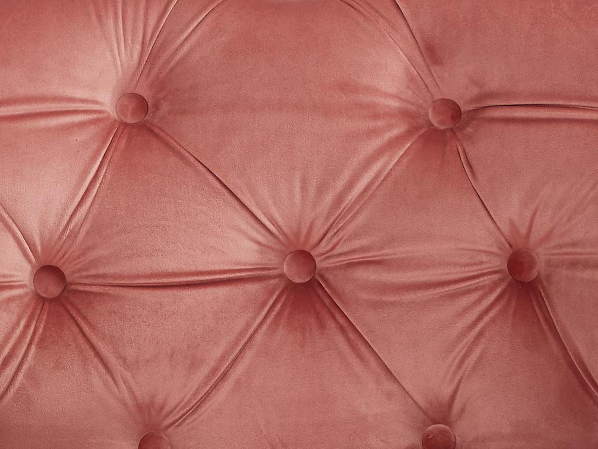 SESSEL 2er-Set - Samt - Rosa - CHESTERFIELD - Pink, Textil (78/72/82cm) - Vente-Unique