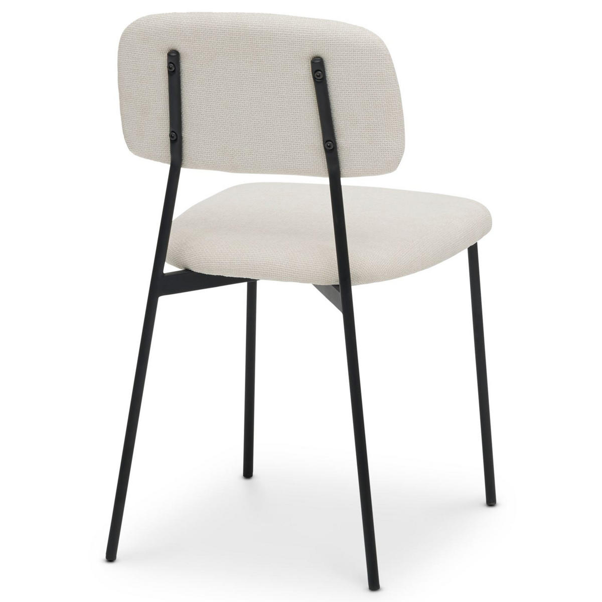 ESSZIMMERSTUHL TOLEDO 4ER-SET - Weiß, Textil (44/78/49cm) - IDIMEX