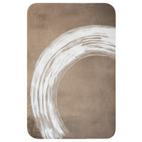 WC PŘEDLOŽKA Barva - hnědá - Japandi 40x60 cm - barva mokka, textil/plast (40/1cm) - OnlyWow