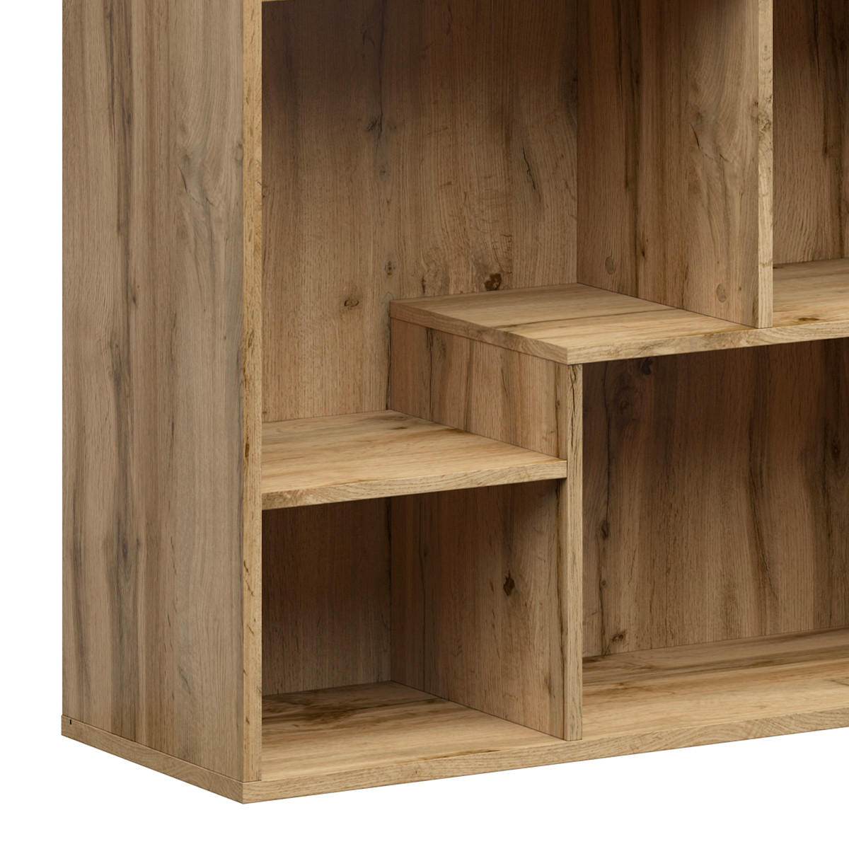 BÜCHERREGAL Edwin Holz - Braun, Holzwerkstoff (87.5/197/33.5cm) - Petits-meubles