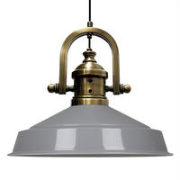 HÄNGELAMPE Industrial Asletl-Marine Vintage 41/33 cm - Grau, Metall (41/33cm)