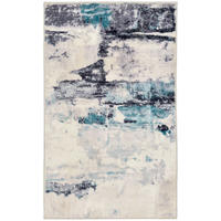 BADTEPPICH Ariella Grau 70x120 cm - Türkis, Textil (70/120cm) - Gino Falcone