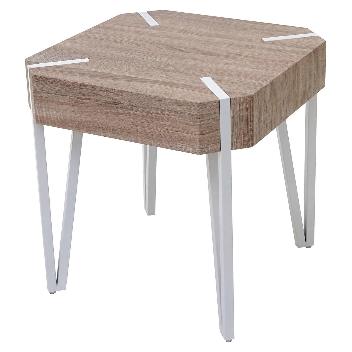 COUCHTISCH rechteck Eiche Dekor - Eichefarben, Holz (50/50/52cm) - MCW
