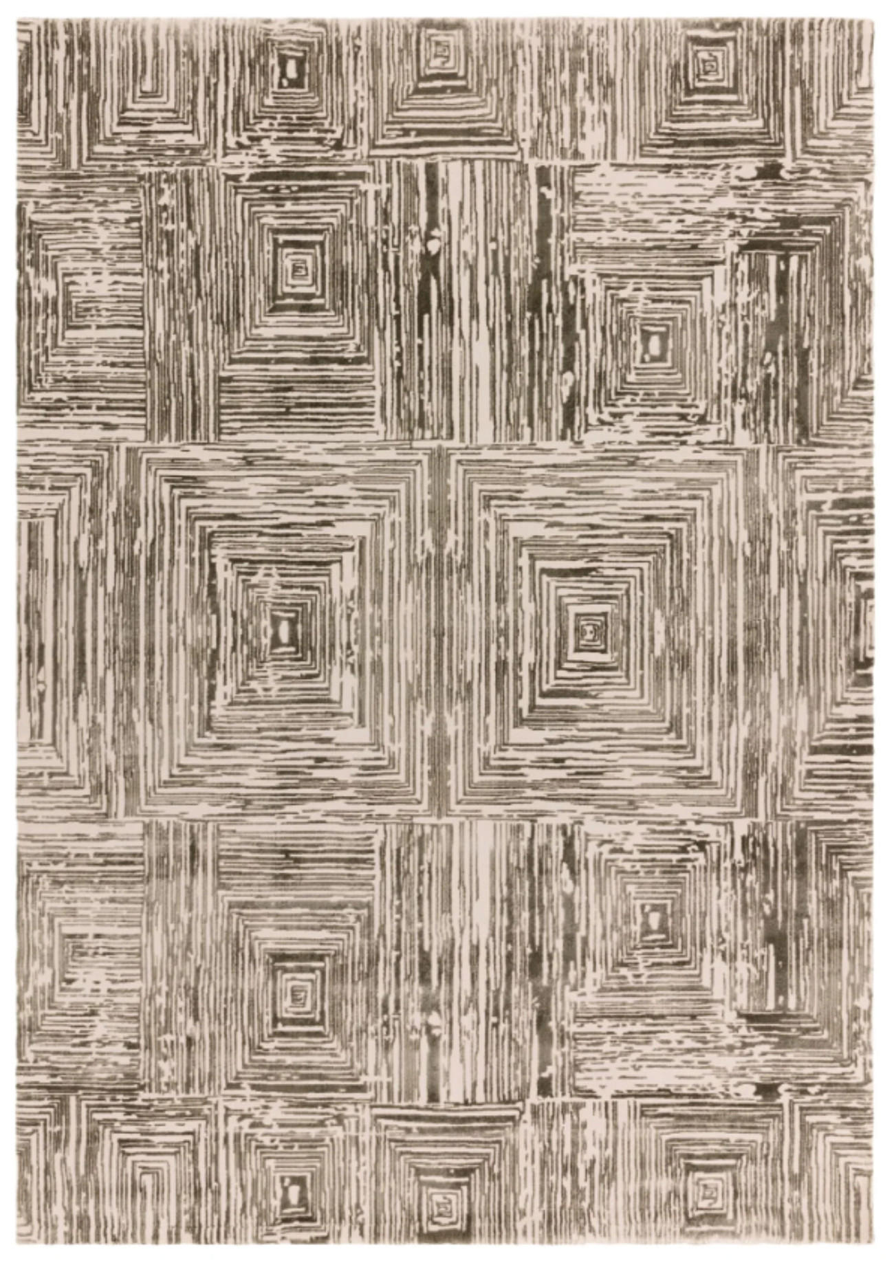 TEPPICH modern Wohn-/Schlafzimmer ZUKA SKETCH Grün 160 x 230 cm - Grün, Textil (160/230cm) - Novatrend