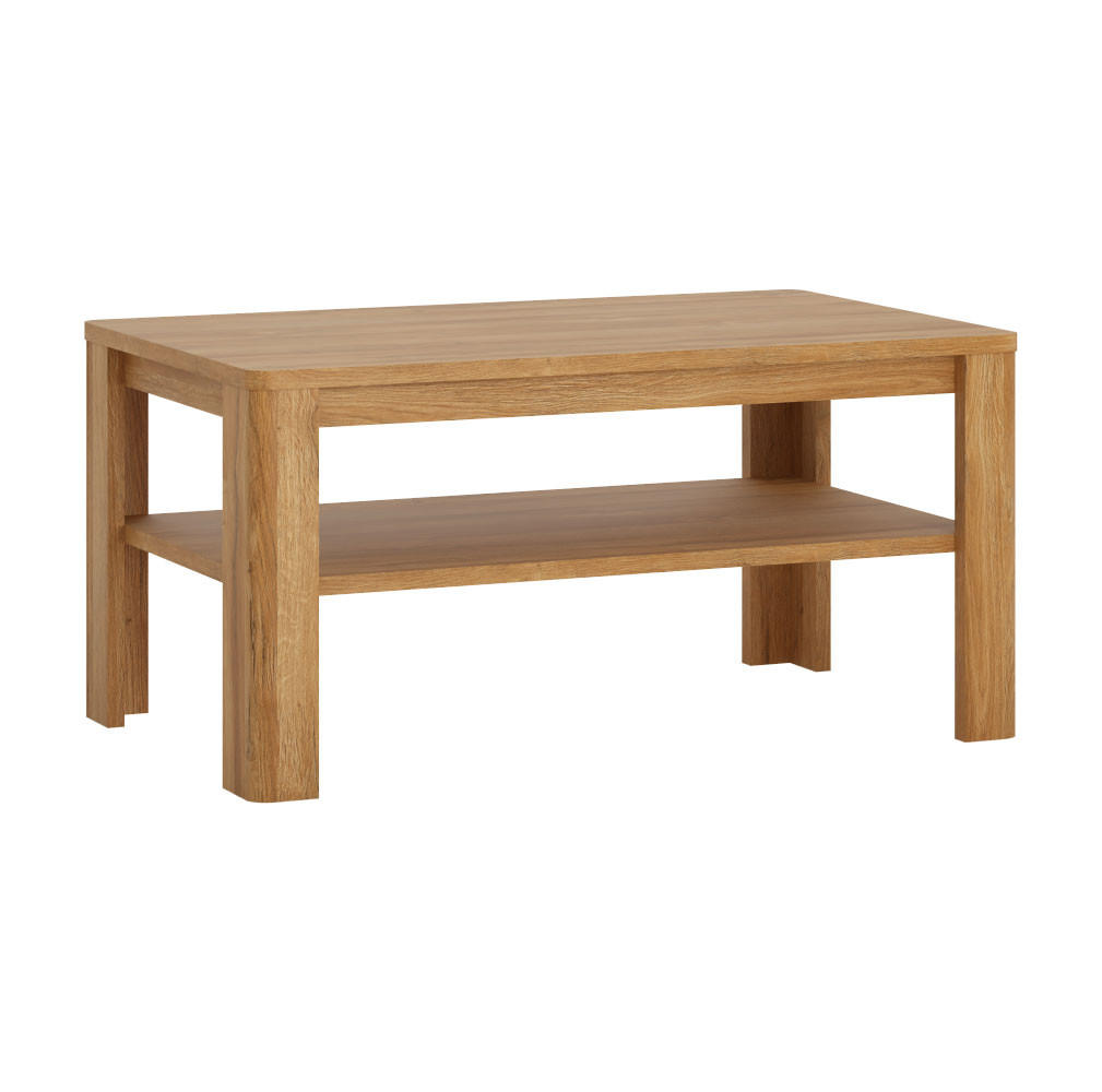 COUCHTISCH Avignon Grandson Eiche 100 / 65 / 50cm - Eichefarben, Holz/Holzwerkstoff (65/100/50cm) - Feldmann-Wohnen
