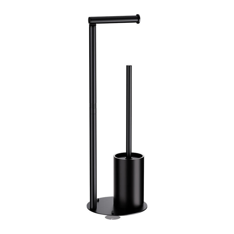 XXXLutz Wc-Bürstenhalter Schwarz 17x51x17 cm