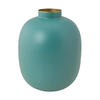 VASE Metal matt hellblau 32 cm - Hellblau, Metall (31cm) - Pip Studio
