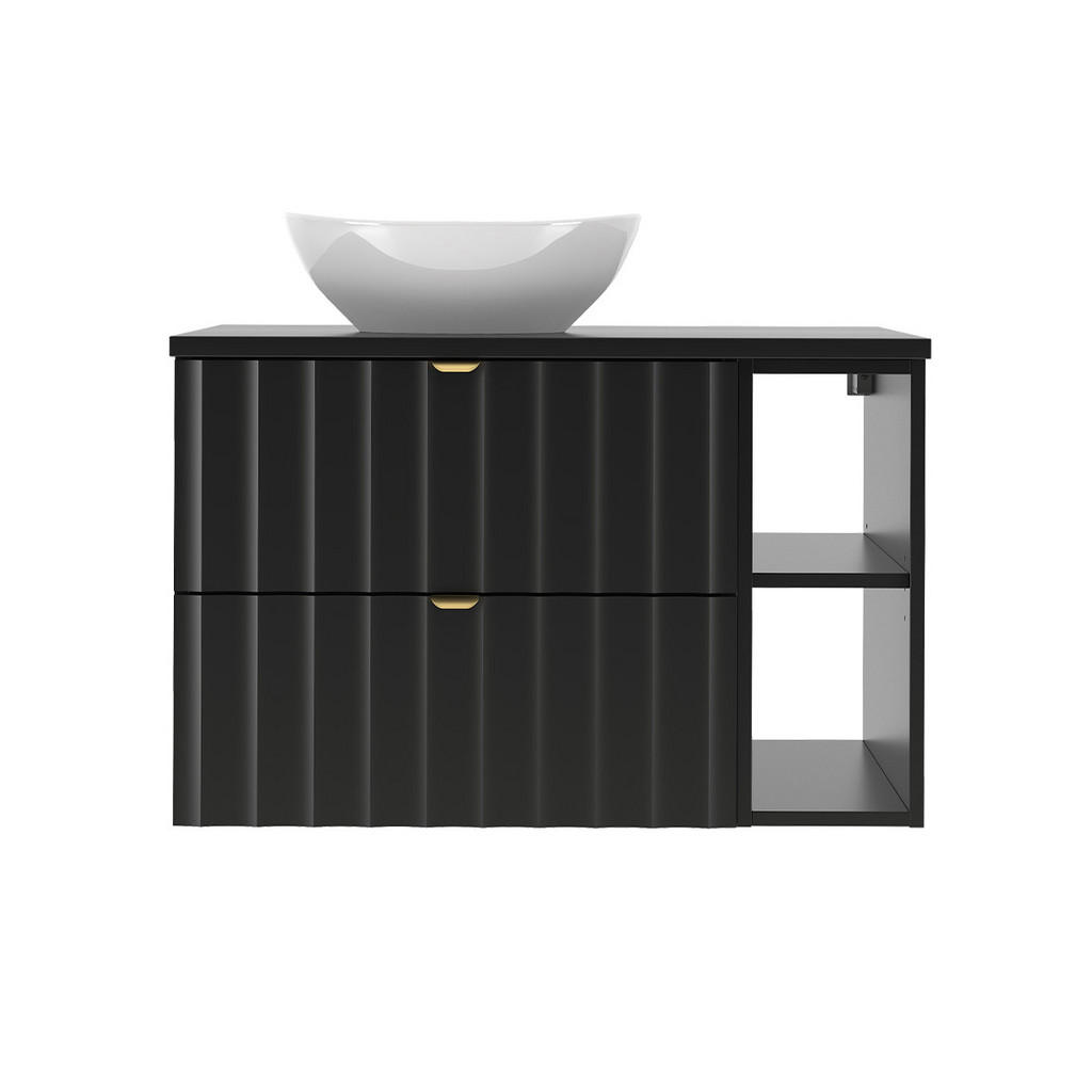 Thumbnail - Petits-meubles Waschtisch, Schwarz, Holzwerkstoff, 80.6x52.2x46.5 cm, Badezimmer, Badezimmerschränke, Waschtischkombinat...