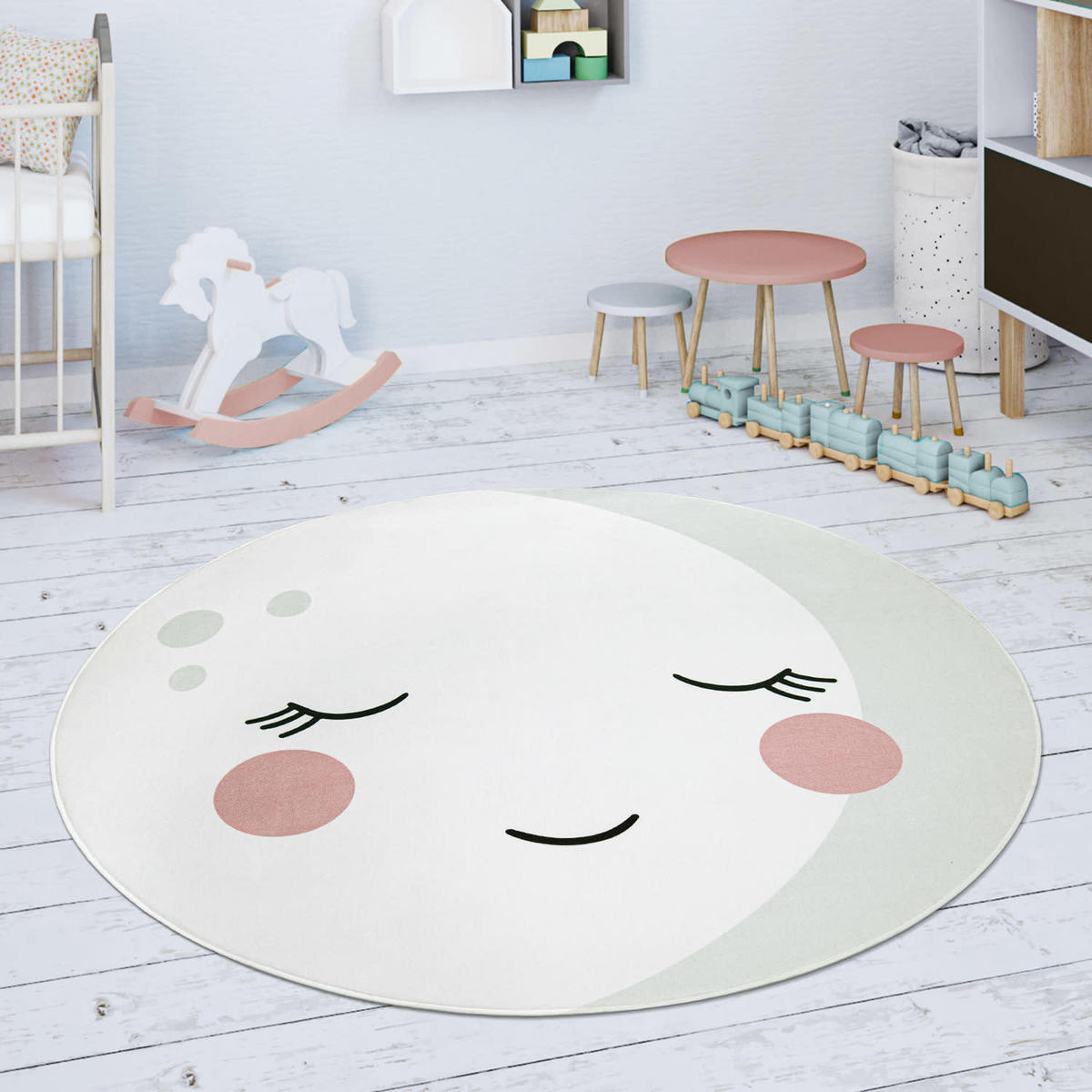 KINDERTEPPICH CHICOS 555 CREME 150D - Creme, Kunststoff (150/150cm) - Paco Home