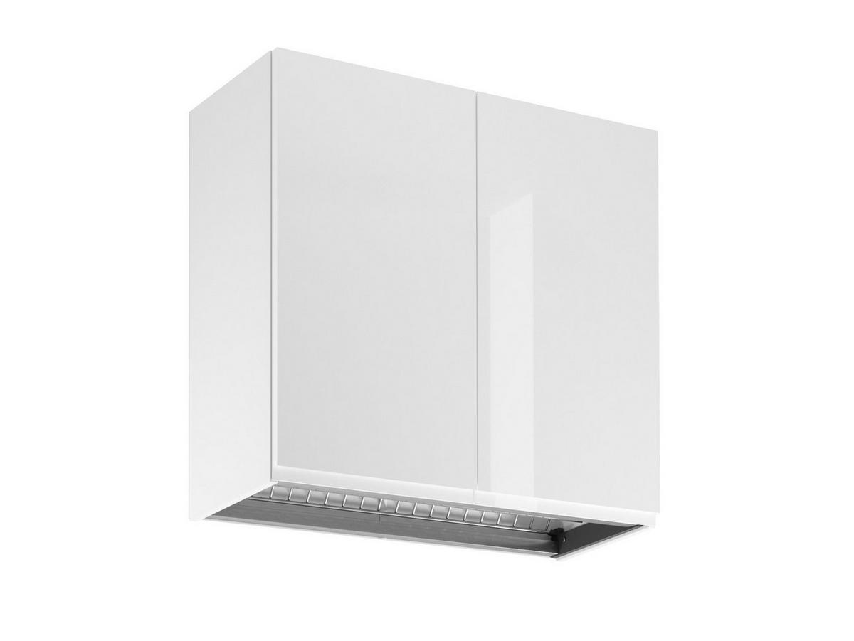 KÜCHENZEILE 360 cm - Aspen KA10-M360 - in Weiß/Hochglanz - Weiß Hochglanz, Holz (360/212/58cm)