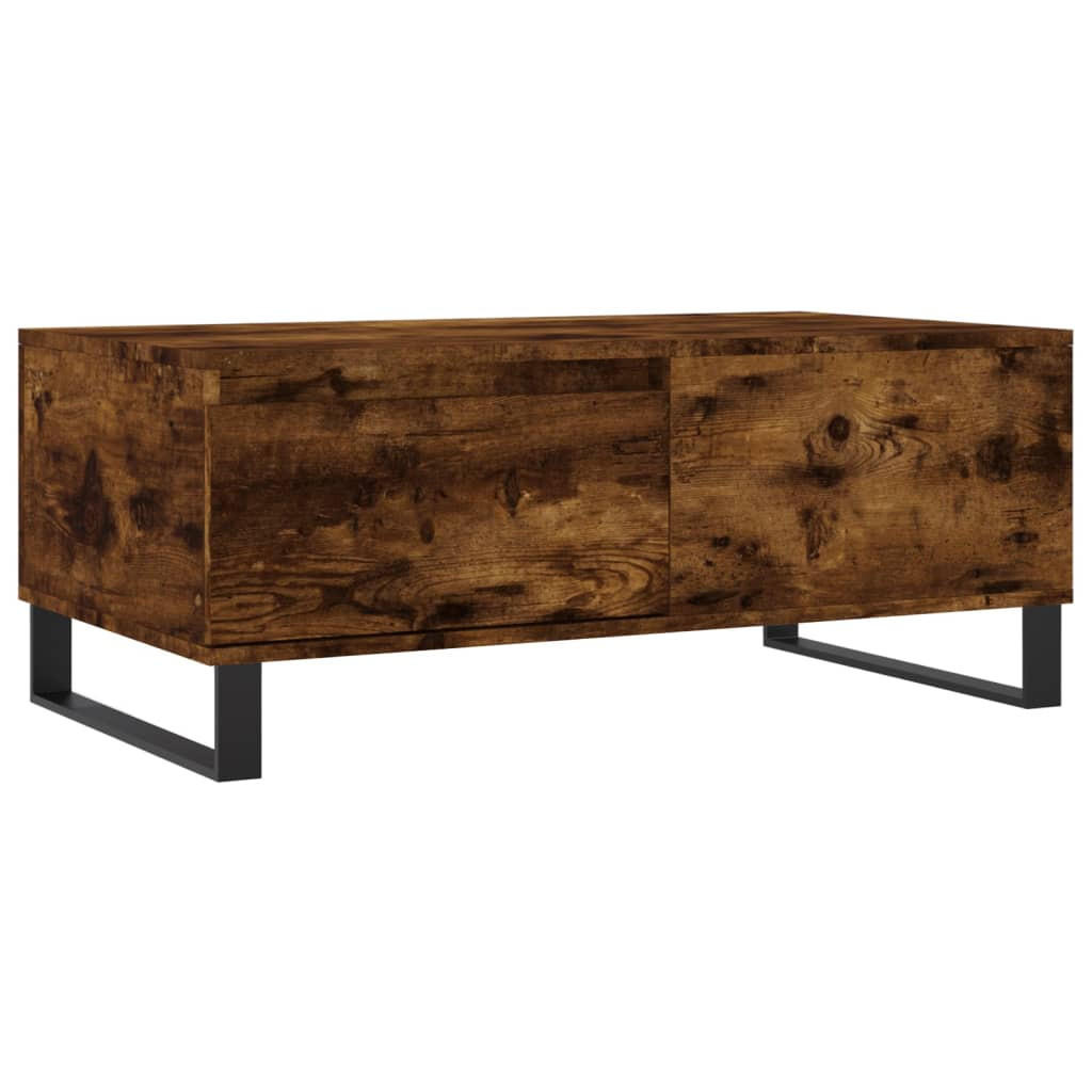 COUCHTISCH Räuchereiche 90x50x36,5 cm Holzwerkstoff - Braun, Holzwerkstoff (90/50/36.5cm) - furnicato