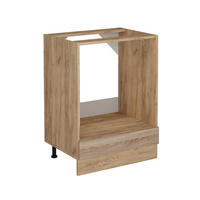 SKŘÍŇKA NA VESTAVĚNOU TROUBU R-Line Sonoma - medově dubová/Sonoma dub, kompozitní dřevo (60/81.6/46cm) - Vicco