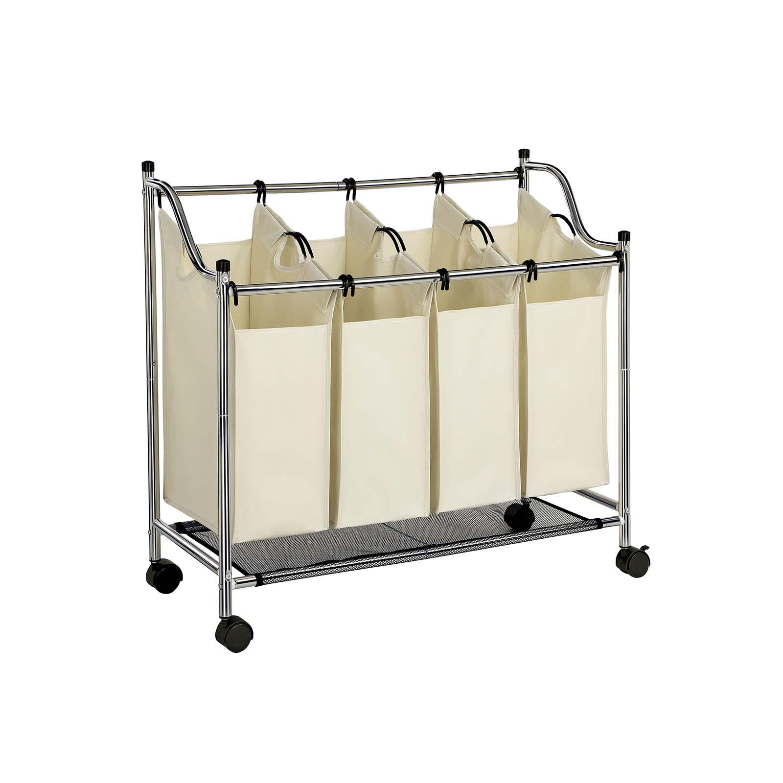 WÄSCHEKORB - Beige, Textil (38.5/81/87.5cm) - Hansiro