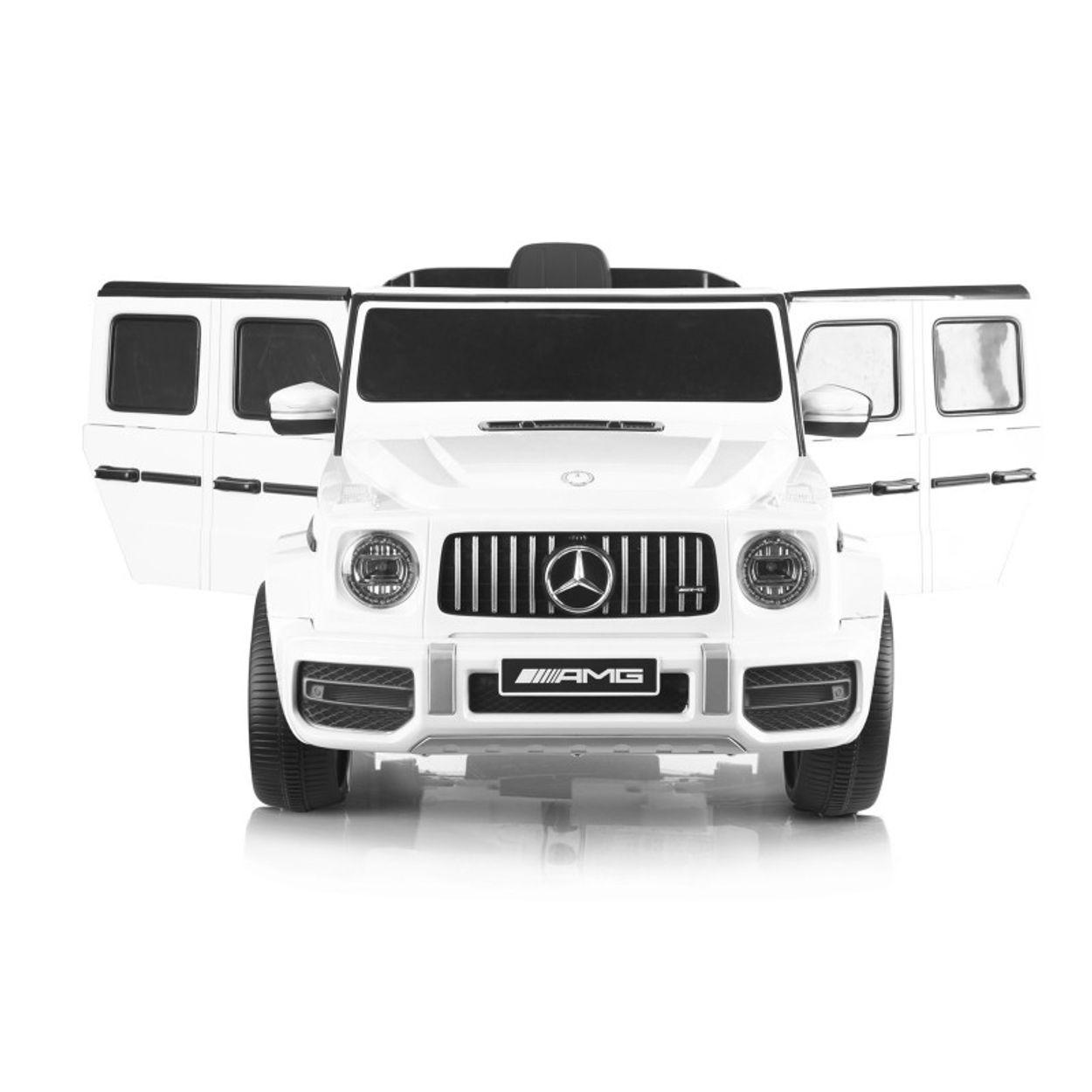 KINDERELEKTROAUTO SUV Mercedes AMG schwarz G63 Radio Vierradfederung MP3 - Schwarz, Kunststoff (106/62/54cm) - Chipolino