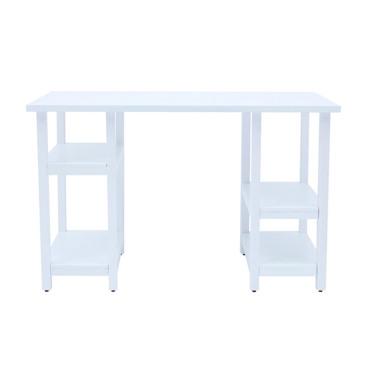 KINDERSCHREIBTISCH & Stuhl, Weiß, 65cm - Weiß, Holz (44.5/64.8/101.6cm) - Teamson Kids