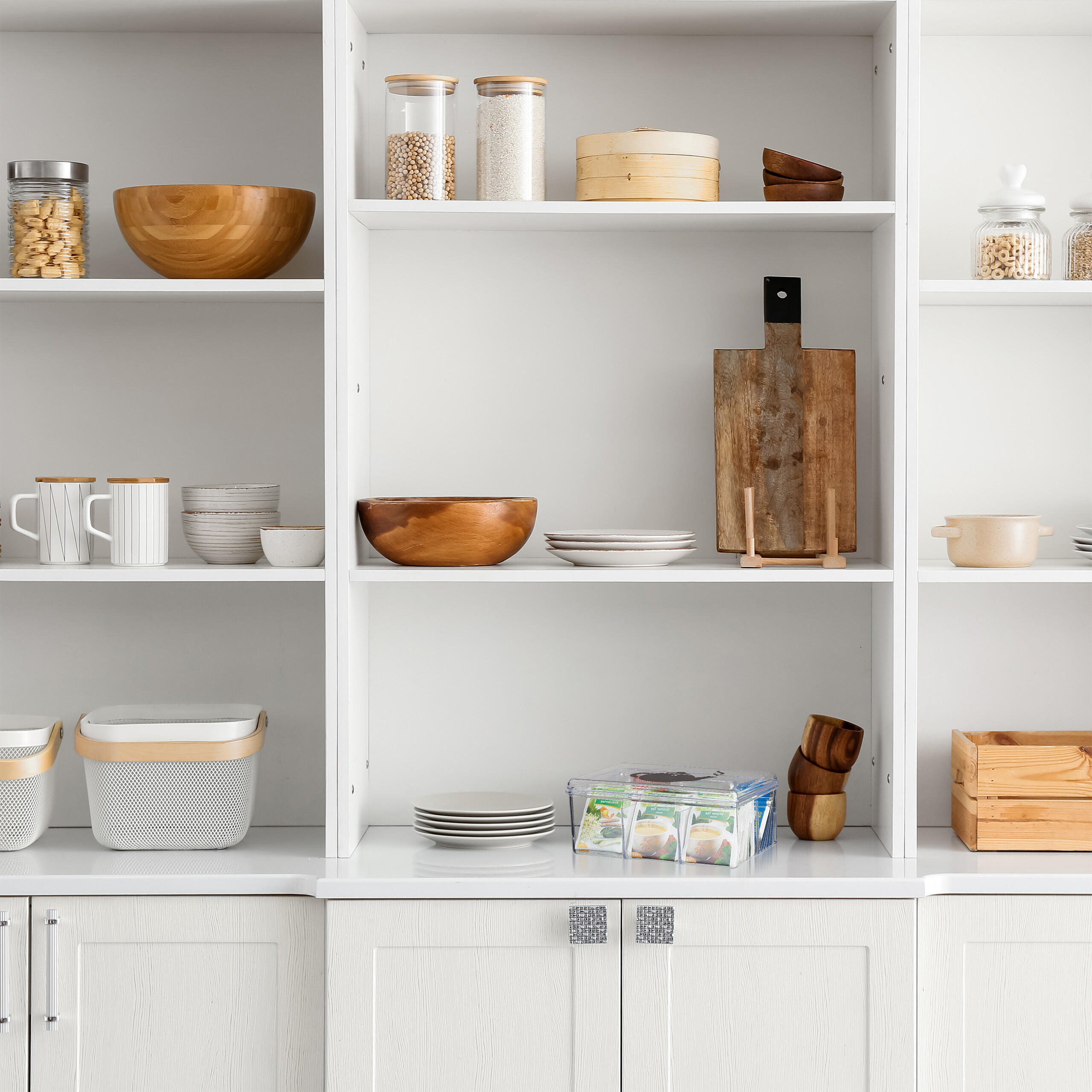 TEEBOX - Transparent, Kunststoff (21.5/9/15cm) - Relaxdays