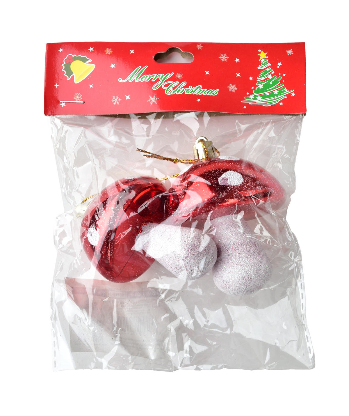 CHRISTBAUMANHÄNGER Santa Lila 2er Set Rot 6x14x14 cm Kunststoff - Rot, Kunststoff (14/14/6cm) - Mondex