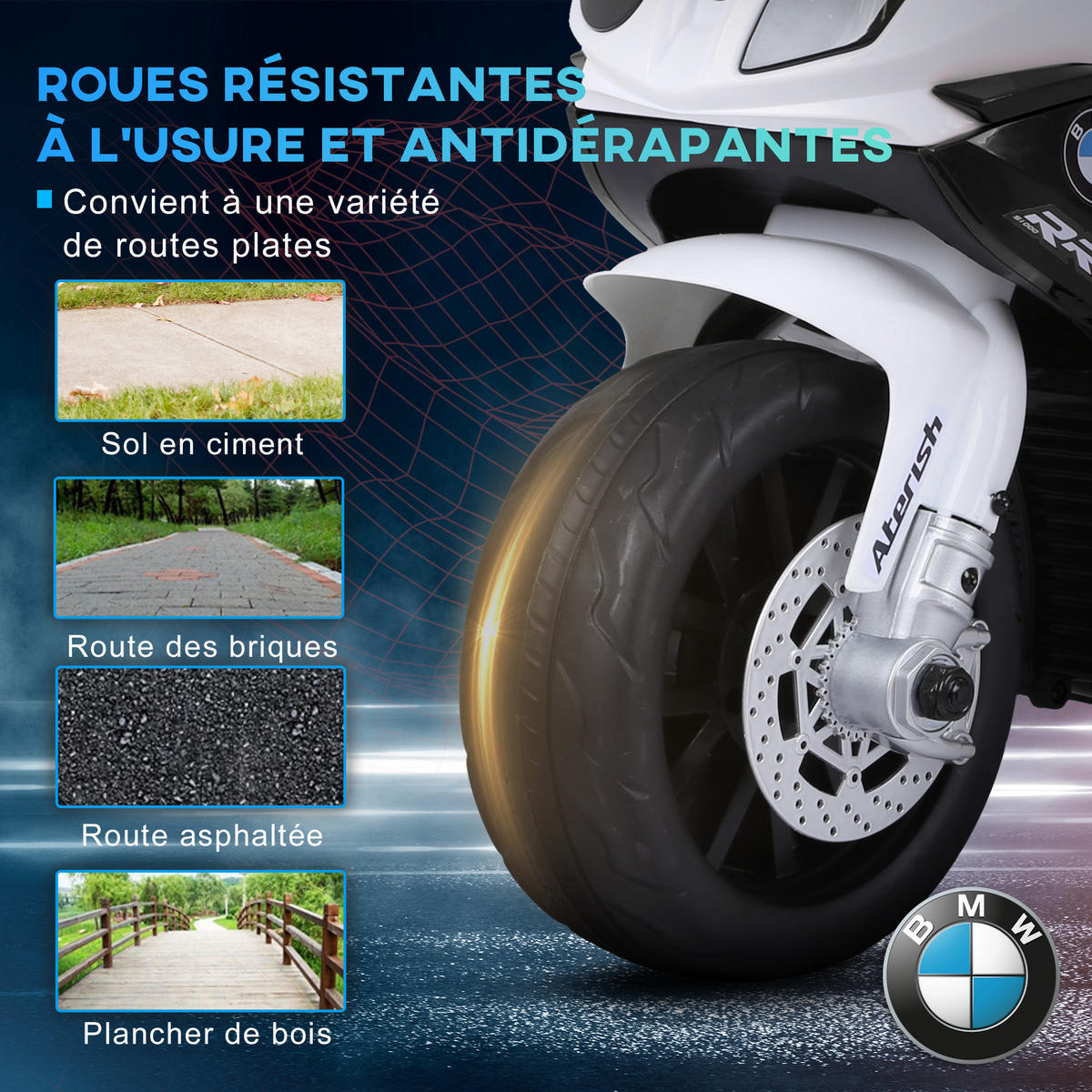 ELEKTRO-MOTORRAD DE-12982 3 Räder Schwarz - Schwarz, Kunststoff (66/37/44cm) - ComfortXL