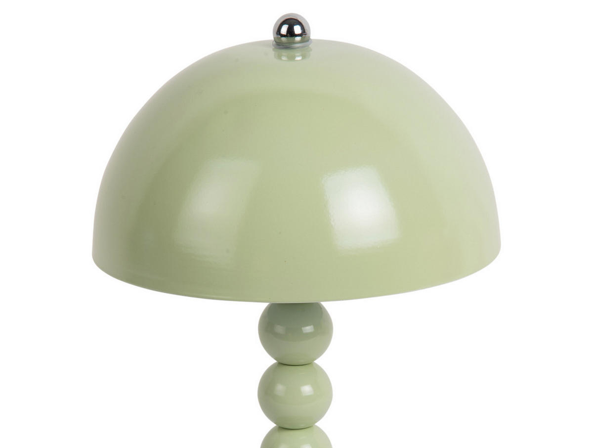 TISCHLAMPE Bubbles 15/15/27 cm - Grün, Metall (15/15/27cm) - Leitmotiv
